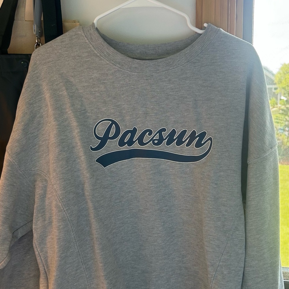 PacSun Light Gray Active Sweatshirt